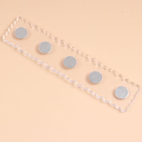 Подставка для практики маникюра с маленькой магнитной основой, эргономичная пластиковая подставка для практики нейл-арта, принадлежности для маникюра