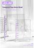 PVC Transparent 6-Hole A5/A6 Planner & Photo Album with Snap Button