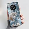 For TCL Suixuetang M1/OneTouch T615N Case Back Cover Fashion Butterfly Flower Black Shockproof Soft Silicone Bumper Phone Casing