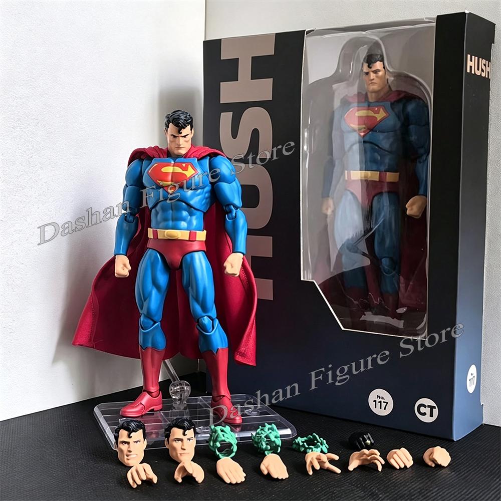 CT Toys Clark Kent Action Figure Maf 117 Superhero Clark Figures The Dark Knight Hush Collectible Doll Justice League Model Toys