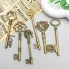 50g Vintage Personalized Metal Pendant, Antique Bronze Mixed Punk Key Earrings, Bracelet Necklace, Diy Accessory Accessories