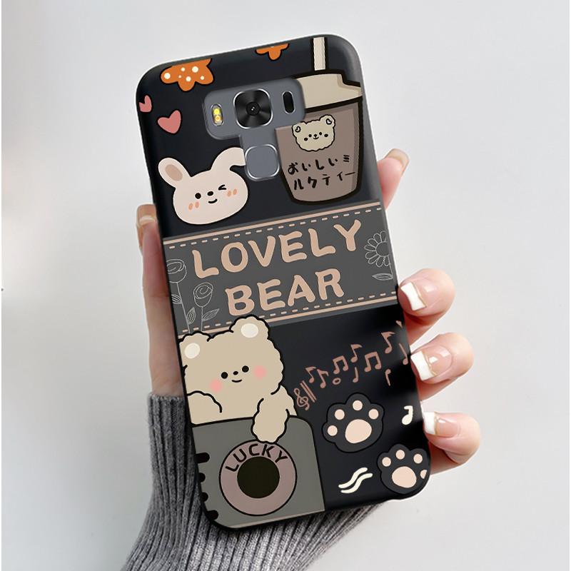 Чехол для Asus ZenFone 3 Max ZC553KL Capa Coque Милый Мультяшный Принт Чехол Защитная Крышка Мягкий Силикон Черный Корпус Funda