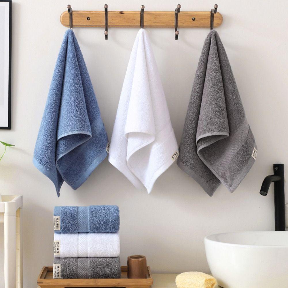 Thickened Shower Towel High Absorbent Cotton Towel Portable Face Towel Kids/Adults