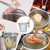1Pcs Cooking Utensils Hot Pot Strainer Long Handle Frying Filter Basket Mesh Strainer Spoon