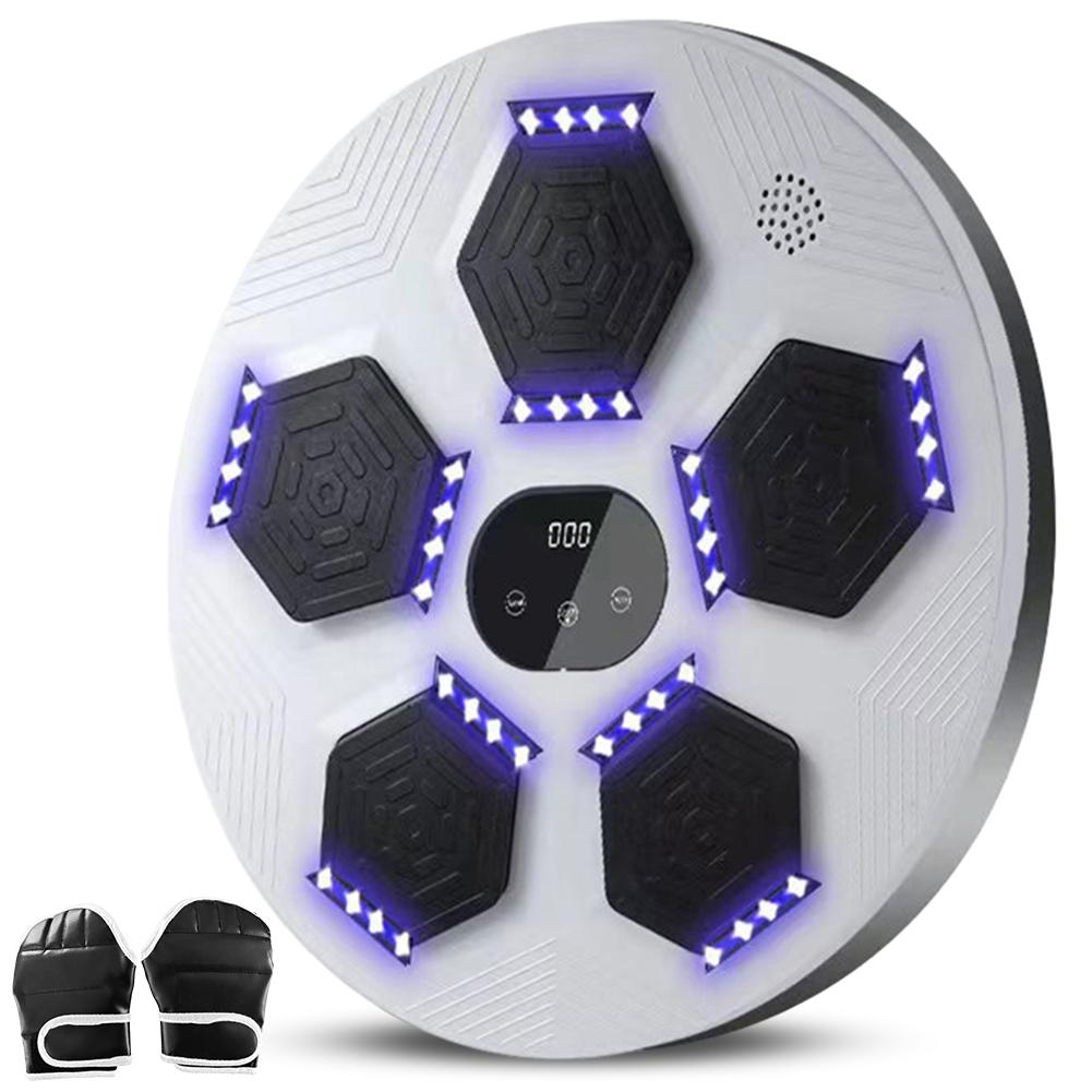 New Music Boxing Machine Boxing Training Punching Equipment BT Link Wall Mounted Boxing Wall Target for Kids Adults Exercise