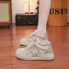 Popular Casual Shoes Women's Height Increase 4cm Soft Sole Sports Shoes Versatile 2025 Spring Women's Shoes Fashion Versatile White Shoes