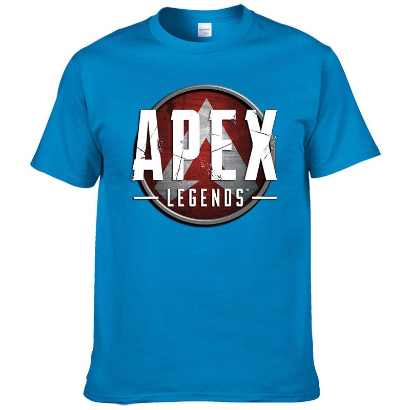 Short Sleeve Print T Shirt Men Summer Cotton Tshirt Clothing Newest Fashion Casual Apex Legends Harajuku Tee Style Cool Top F81
