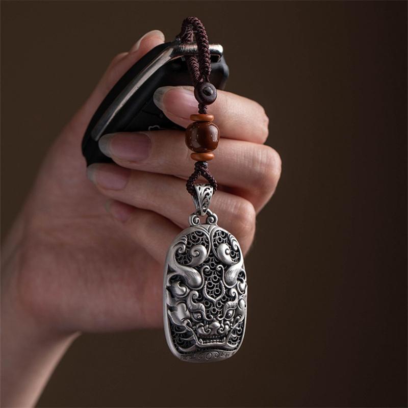 Подвеска «Богатство» для мужчин и женщин, ювелирные изделия, высококачественное серебряное ожерелье 925 пробы, мужская и женская личность, творческий подарок другу