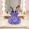 Makeup Brush Storage Box Princess Dress Shape 3D Printed Pen Holder