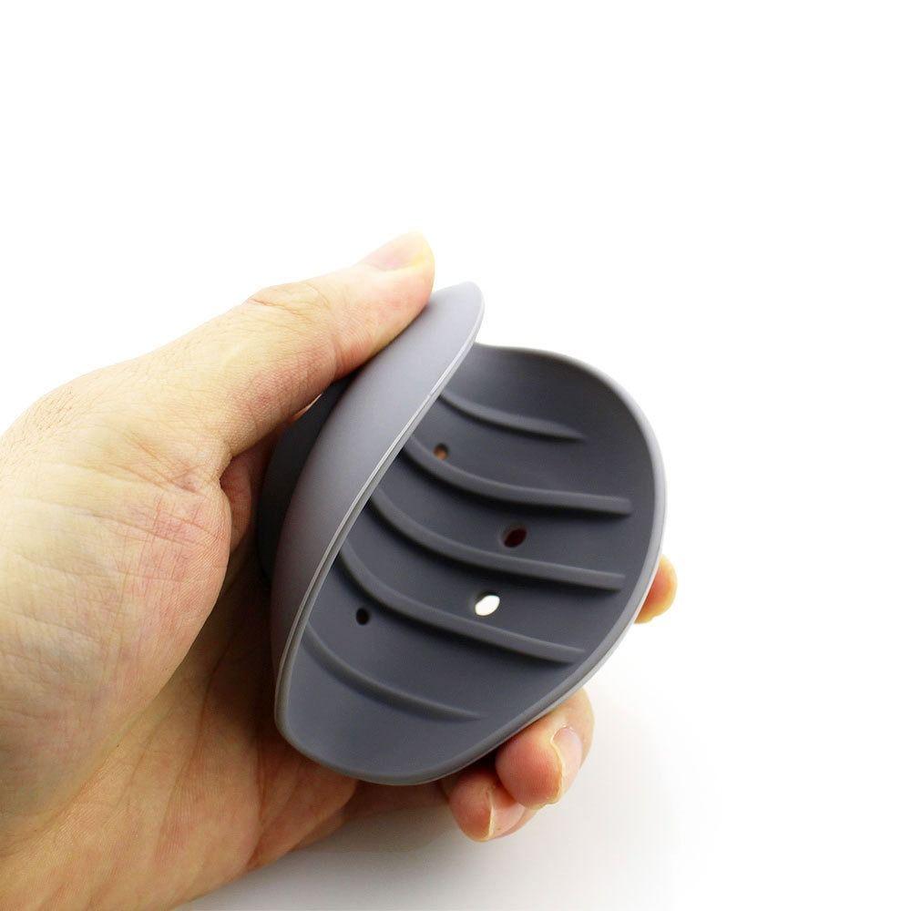 Силиконовая мыльница самоосушающаяся полка для слива мыла Аксессуары для ванной комнаты Мыльница для кухни