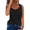 Women's Tank Top Summer V Neck Strapless Casual Lace Tank Top T-Shirt Tops Women's Blouse