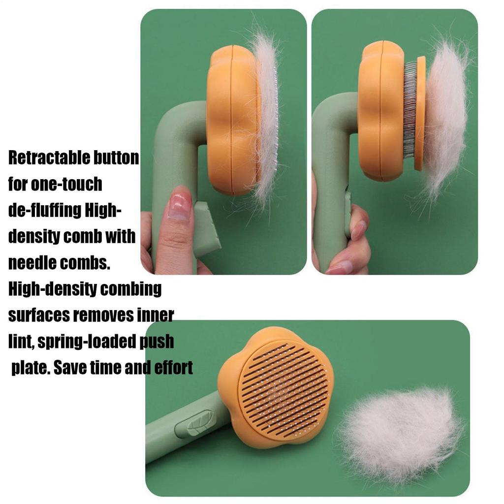 Cat Hair Cleaning Dematting Brush Comb Dog Hair Removal Brush Cat Grooming Tool Dog Hair Shedding Trimmer Needle Comb