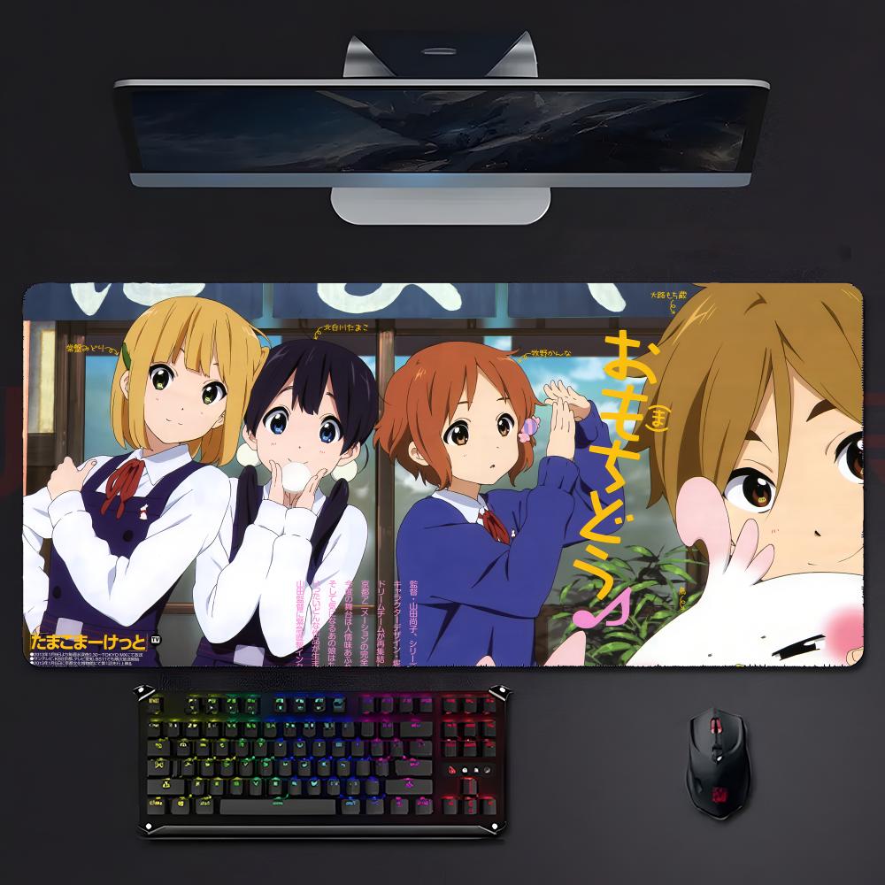 Cute Warm Anime Ttamako Market Mouse Pad Mousepad Large Gaming Lockedge Thickened Pc Table Desk Mat