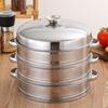 Thicken Food Steam Rack Stackable Egg Tray Stainless Steel Steamer  For Soup Pot Milk Pot
