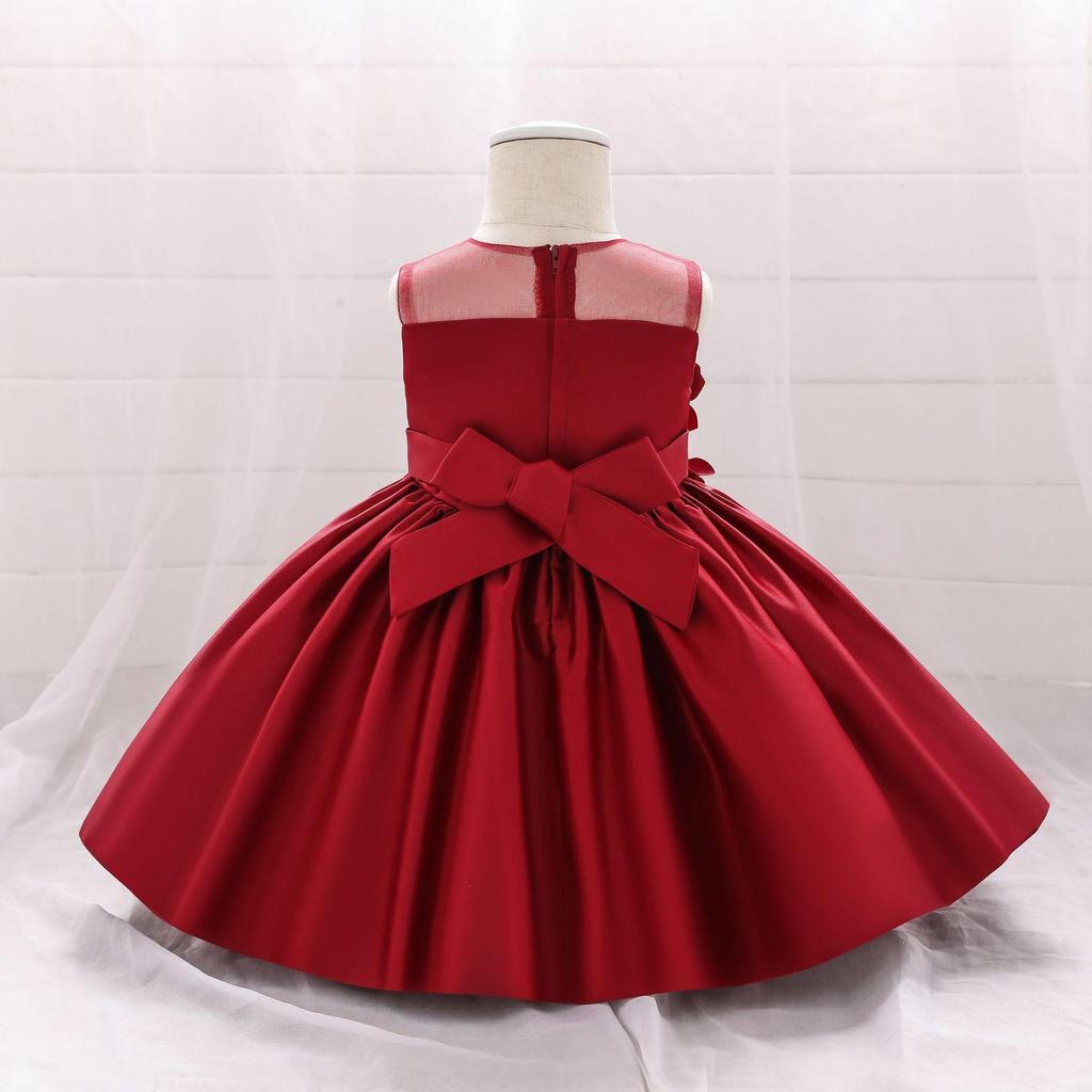 Платье для крещения девочек, вечерние платья на Хэллоуин, кружевное платье-пачка для малышей, элегантное платье принцессы для девочек, детское летнее платье, одежда