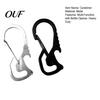 Outdoor Carabiner 2Pcs Multi-Function with Bottle Opener, Screwdriver, Heavy Duty Stainless Keychain Steel Carabiner, EDC Tool for Camping Hiking