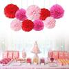 8 9pcs 10 Tissue Paper Pom Poms Ball Wedding Birthday Party Baby Decor Room