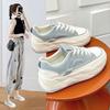 Новые кроссовки на платформе для женщин со шнуровкой, женские удобные кроссовки из вулканизированной стали для бега, спортивные кроссовки на толстой подошве