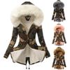 Ladies  Coat Womens Winter Warm Thick Long Jacket Hooded Overcoat