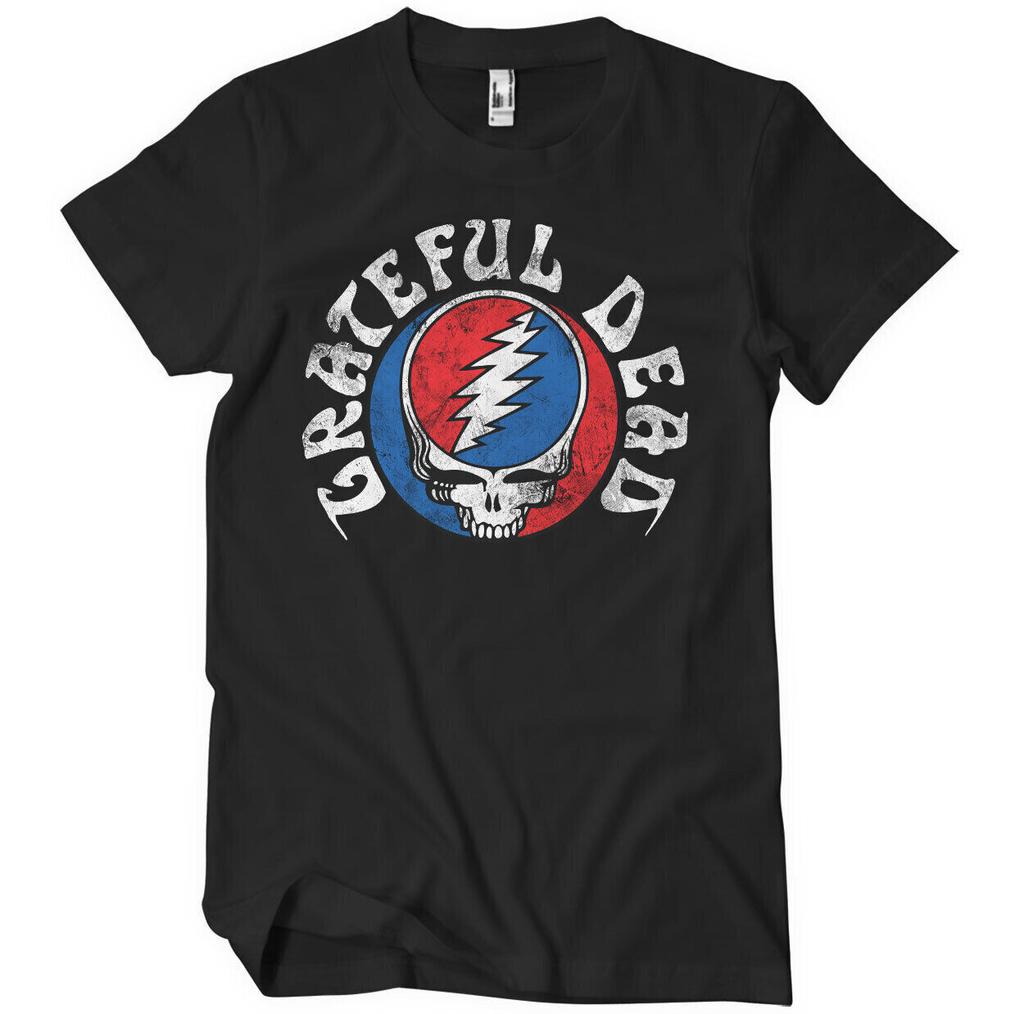 T-Shirt Distressed Ufficialmente Licenziato Grateful Dead