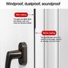 Rubber Weather Stripping White Black Doors Insulation Tape High Quality Window Soundproofing