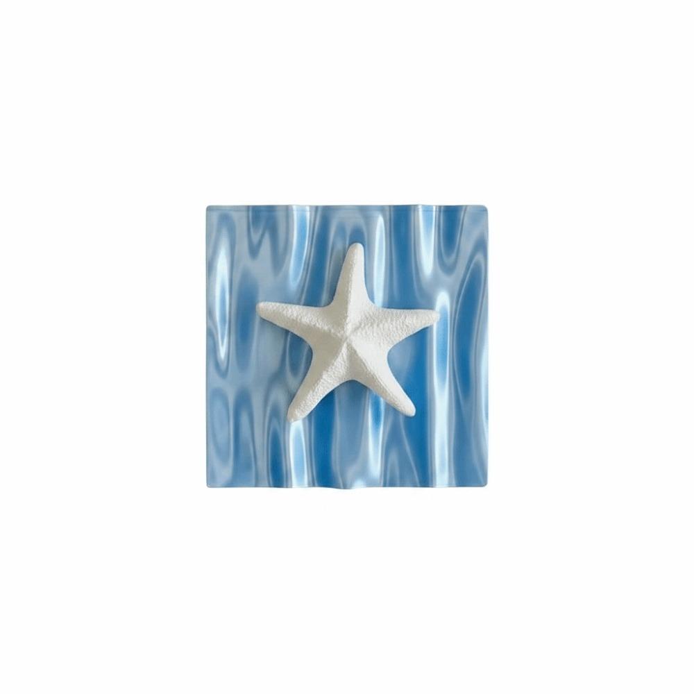 3D Printed Light Switch Cover Blue Water Ripple Nautical Light Switch Cover House Renovation
