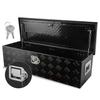 AuoKeer Truck Tool Box, 99*33*26cm, Aluminum Storage Box, Toolbox, Truck Bed Box, Light Truck, Aluminum, Car Container with Damper, Waterproof, Lockab
