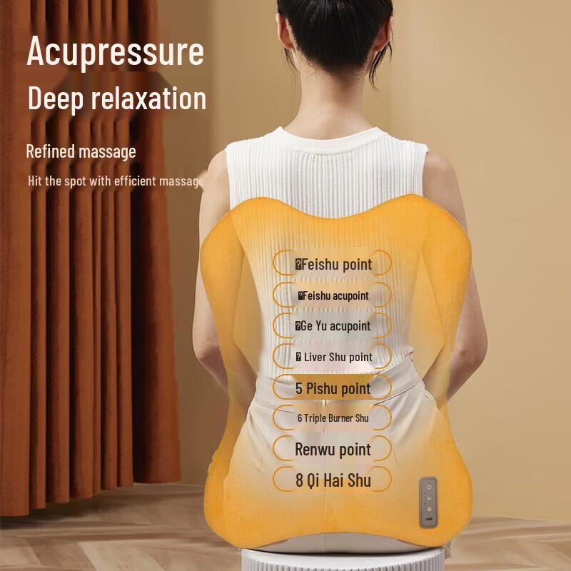R3 Heated Shiatsu Massager for Waist, Back & Neck CN plug (adapter included)