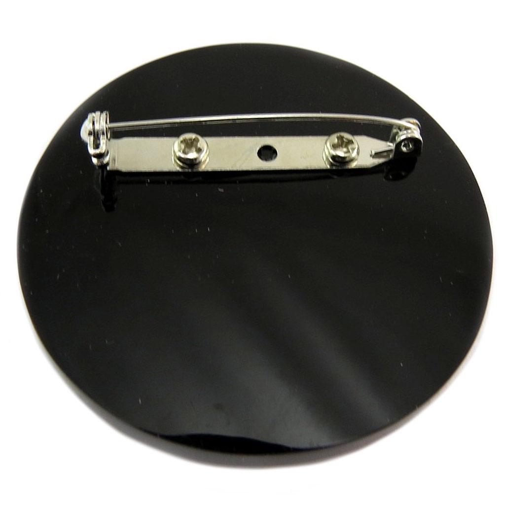 Les Trésors De Lily [P6978] - Handmade Brooch 'Mistinguette' (Schiele) - 55 Mm