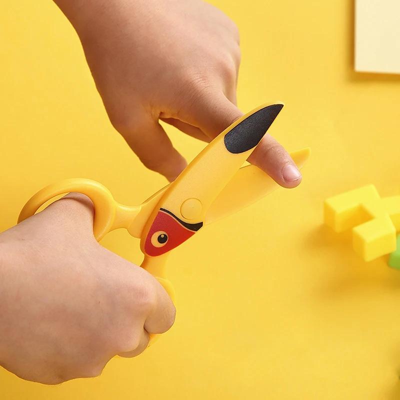 Детские ручные DIY милые дошкольные тренировочные ножницы Детские безопасные дошкольные ножницы для творчества Ножницы для бумаги для детей