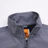 Timberland Stand Collar Warm Zipper Design Long Sleeve Jacket Men Jacket Blue A44UU-073