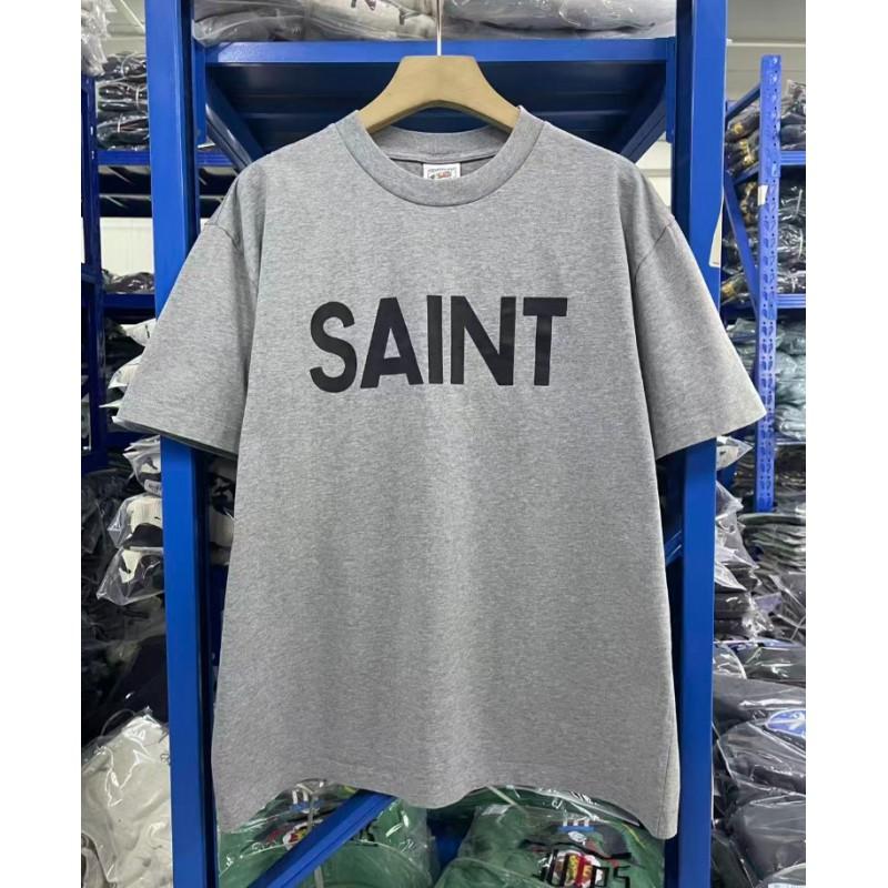 Vintage Washed Cotton Long Sleeve Tee With Bold Letter Print Loose Fit Crewneck Men