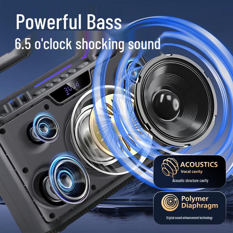 Портативная уличная Bluetooth-колонка Philips SD149B с китайской вилкой (адаптер в комплекте) (Китайская версия)