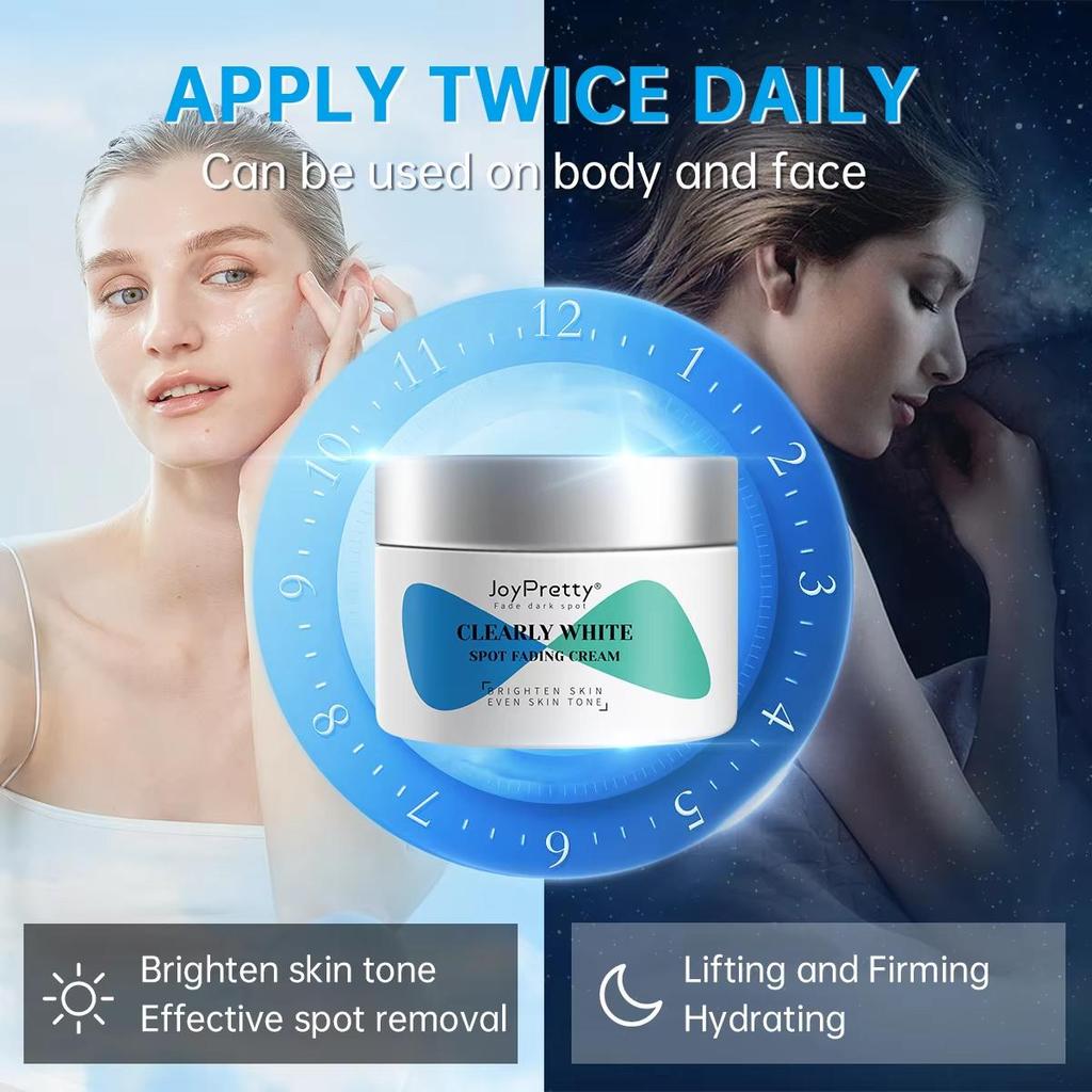 JoyPretty Отбеливающие наборы для ухода за кожей лица Высококачественный крем-сыворотка для лица от темных пятен Веснушки Мелазма Набор для осветления кожи