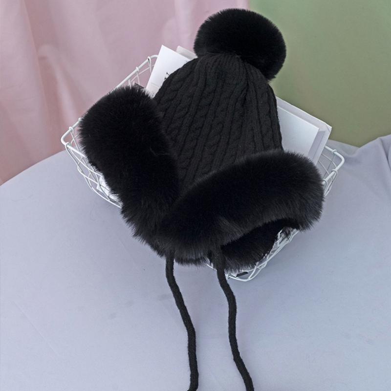 Хозяин-лавандовая шапка зимой плюс бархатные утолщенные осенние и зимние холодостойкие и теплые женские модные новые циклические шапки