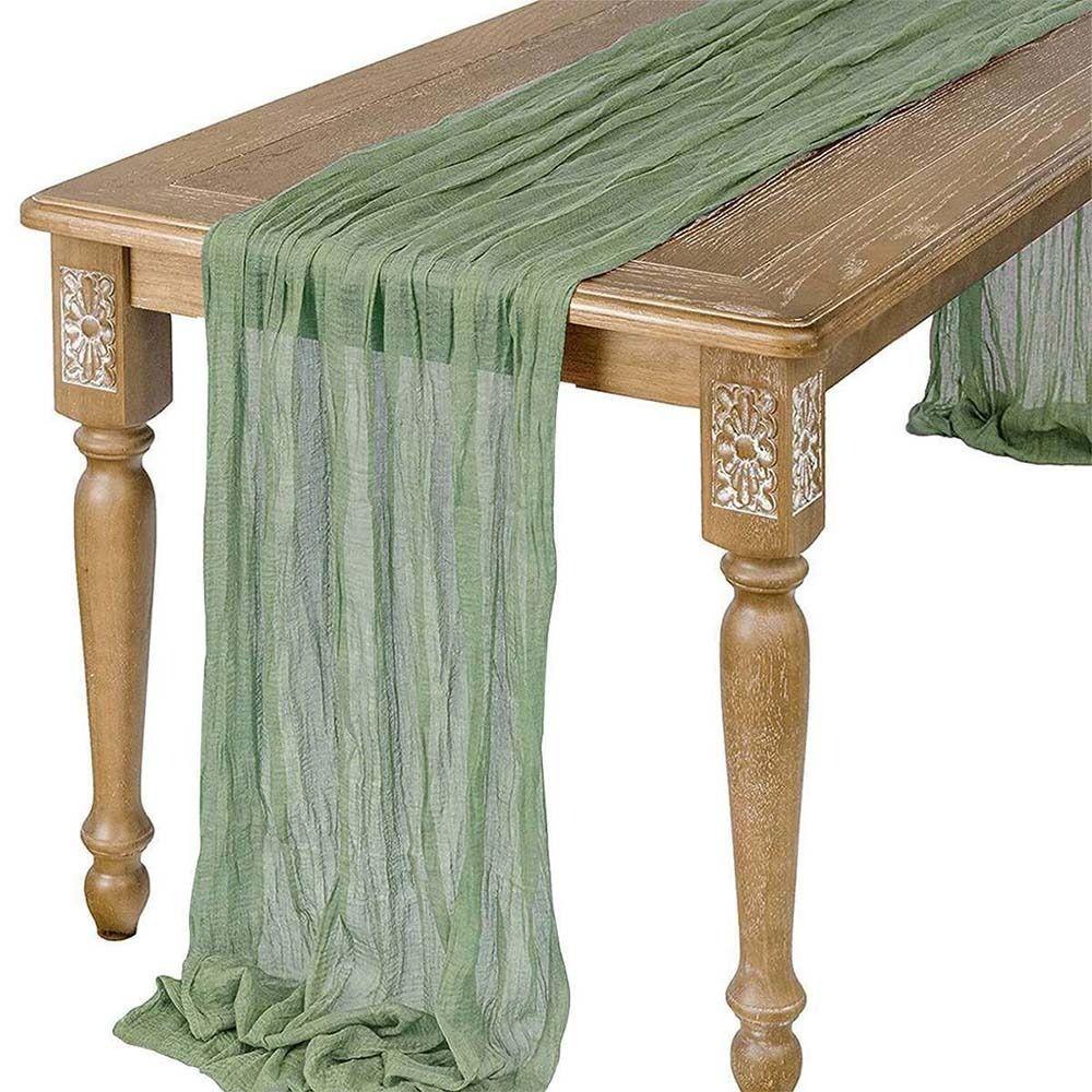 Wedding Party Birthday Party Table Runner Xmas Decor Cheese Cloth Table Setting Table Cloth