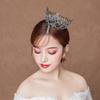 Европейское барокко, ретро-сплав, тиара со стразами, свадебная круглая корона, дворцовая корона, свадебные украшения