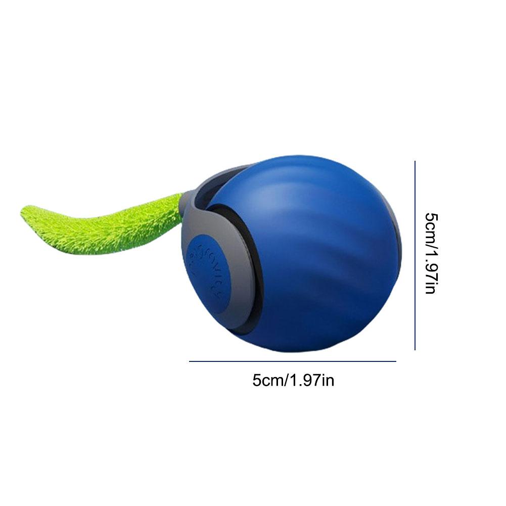 Новое поколение игрушек для кошек Speedy Tail 2.0, умный интерактивный игрушечный мяч для кошек, двухскоростная регулировка, автоматически движущийся игрушечный мяч для кошек