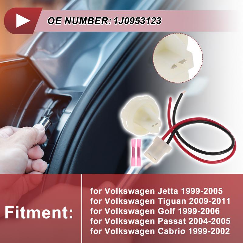 Разъем проводки переднего указателя поворота X Autohaux для Volkswagen Jetta 99-05 № 1J0953123