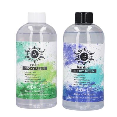 Эпоксидная смола AB клей Высокая прозрачность устойчивость к пожелтению литейный клей для сварки DIY покрытие