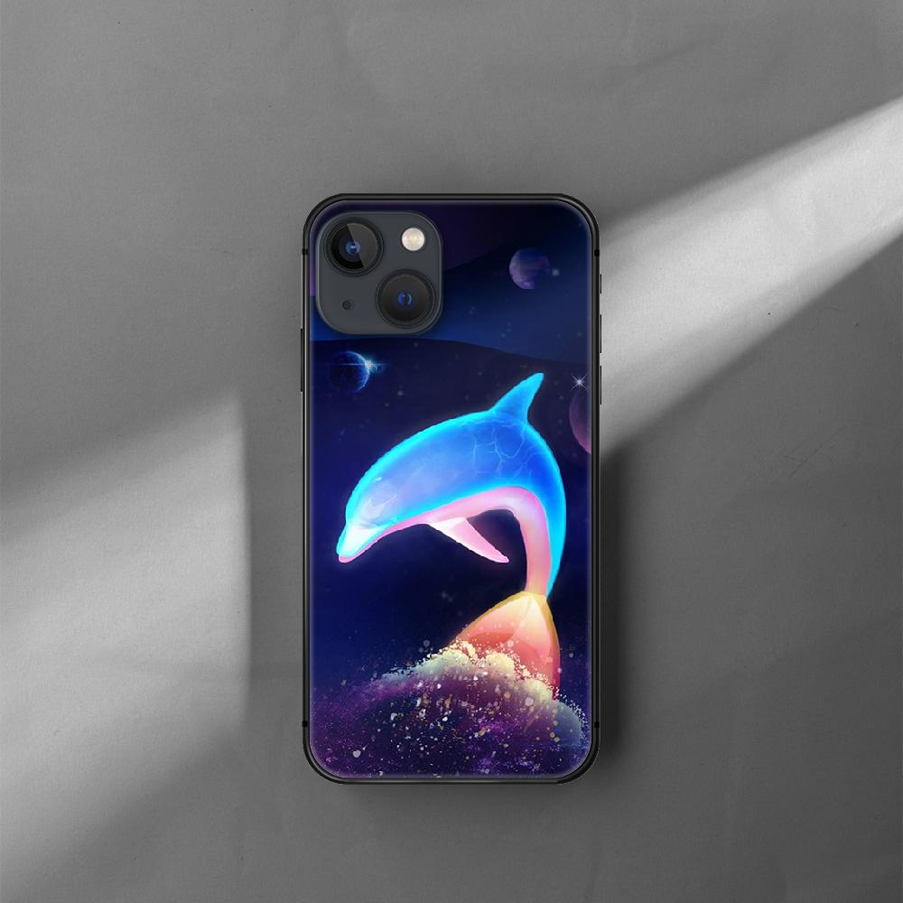 Чехол для телефона с милым дельфином и животным для iPhone Samsung Galaxy Redmi Xiaomi Oppo OnePlus Note SA 7 8 9 10 11 12 13 14 20 21 22 23 53 54 Pro Max Plus Ultra