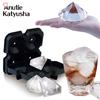 4 Cavity Diamond Shape 3D Ice Cube Mold Maker Sphere Silicone Ice Cube Tray Cookie Soap Baking Tools