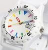 CITIZEN 10 ATM Water Color White Design Q&Q Watch, Resistant, Watch, Rubber, Multi, Diver's