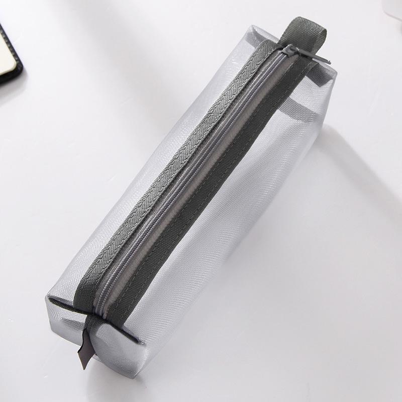 Сетчатый пенал прозрачный чехол для ручек милый простой эстетичный органайзер для сумки офисные школьные принадлежности для студенческой канцелярии