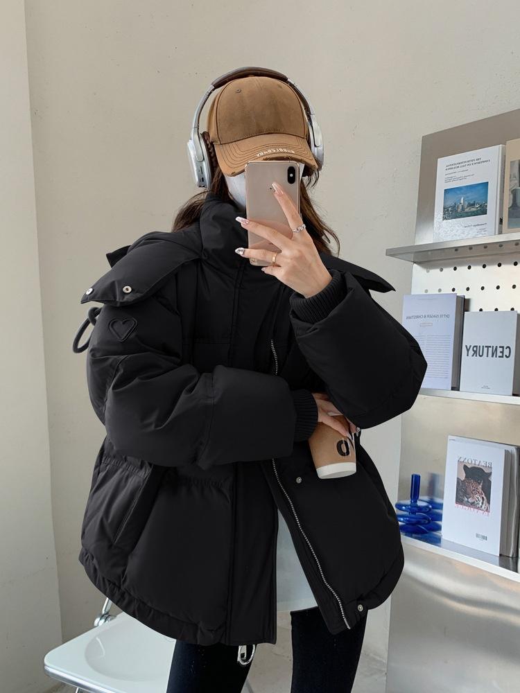 Модный дизайн, многоцветный короткий свободный повседневный пуховик с уникальной курткой-хлебом