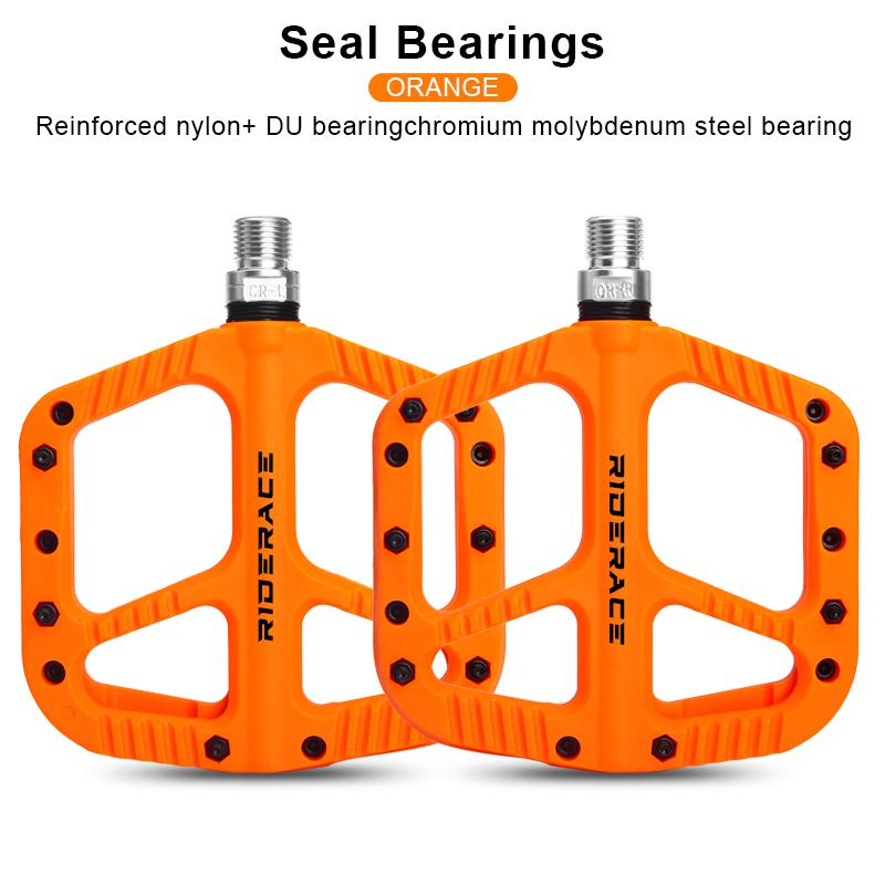 Bicycle Pedals Ultralight Sealed Bearings Nylon Mountain Road Bike Pedals Anti-Slip Footboard Bearing Cycling Accessories