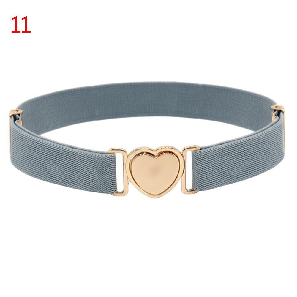 Подростковый регулируемый эластичный пояс-сердце Эластичные пояса Пояс для талии для девочек Платья