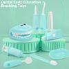 9Pcs/Set Children's Doctor Easy Toys with Disk Lightweight Interesting To Carry Scene Oral Mirror Simulation ABS