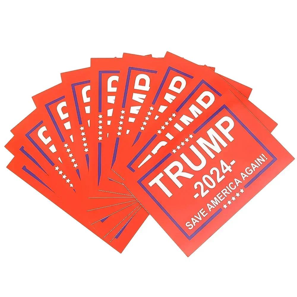 2024 Trump Supports Car Stickers Auto Motorcycles TRUMP TAKE America BACK Decor Decal US MAGA General Election Label Stickers