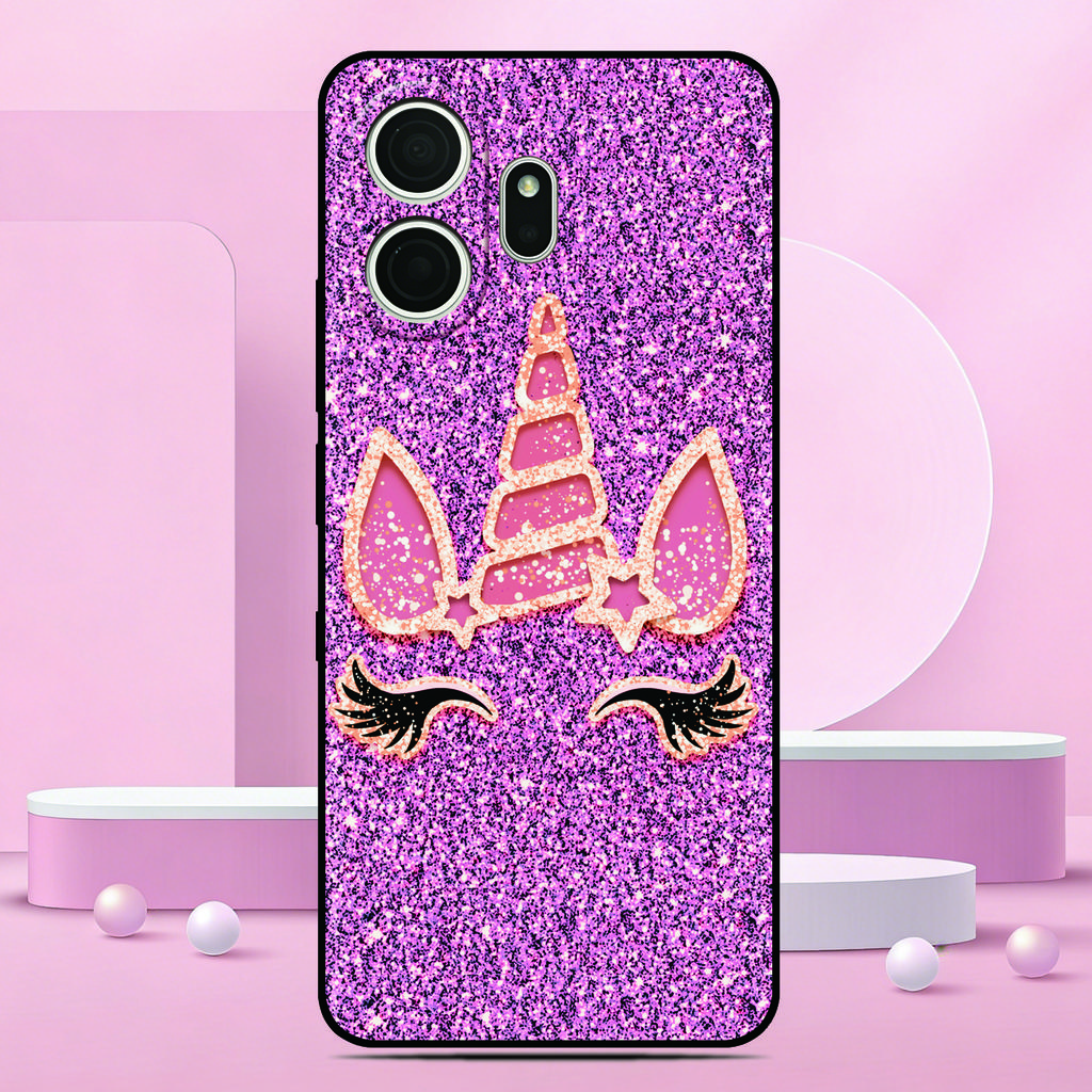 Colorful Pattern Phone Case For TCL NxtPaper 70 Pro 5G Painted TPU Black Back Cover Soft Silicone Funda Screen Protector Film